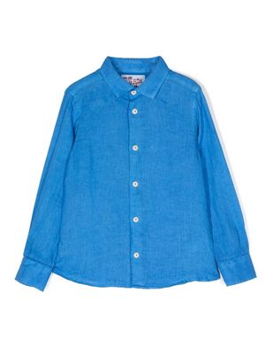 MC2 Saint Barth Kids button-up shirt - Blue