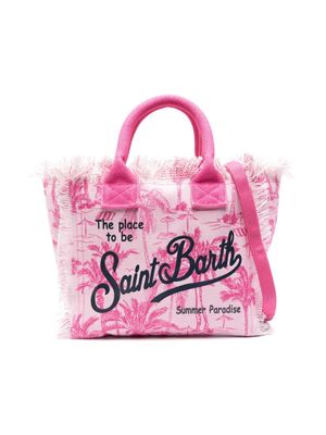 MC2 Saint Barth Kids Colette logo-print shoulder bag - Pink