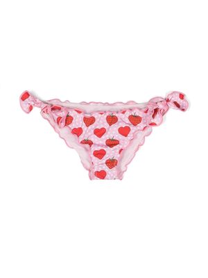 MC2 Saint Barth Kids heart-print bikini bottoms - Pink