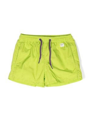 MC2 Saint Barth Kids Jean Lightning swim shorts - Green