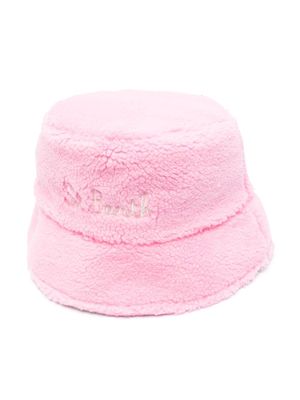 MC2 Saint Barth Kids Jude logo-embroidered bucket hat - Pink