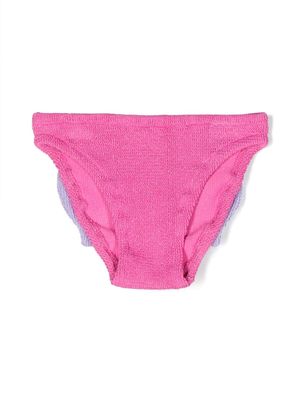 MC2 Saint Barth Kids lurex bow bikini bottoms - Pink