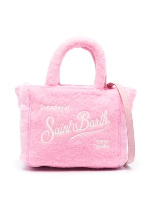 MC2 Saint Barth Kids mini Vanity fringed shoulder bag - Pink