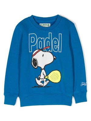 MC2 Saint Barth Kids Peanuts Special Edition cotton sweatshirt - Blue