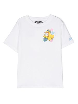 MC2 Saint Barth Kids Portofino cotton T-shirt - White