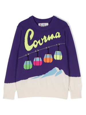 MC2 Saint Barth Kids Princess Courma jumper - Purple