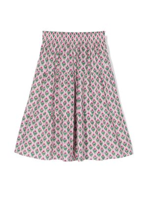 MC2 Saint Barth Kids Simonette tiered skirt - Pink