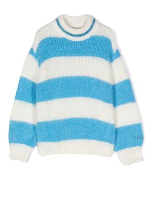 MC2 Saint Barth Kids striped knit jumper - Blue