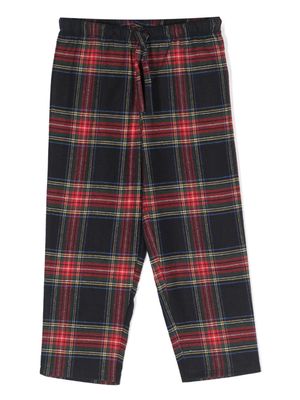 MC2 Saint Barth Kids tartan-check drawstring pajama bottoms - Red