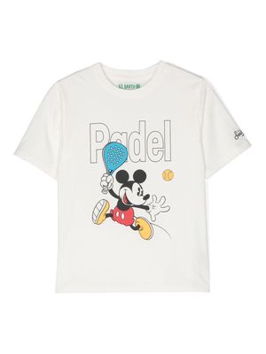 MC2 Saint Barth Kids x Disney© Padel Mickey Mouse cotton T-shirt - White