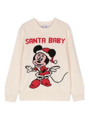 MC2 Saint Barth Kids x Disney Santa Baby jumper - Neutrals