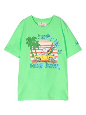 MC2 Saint Barth Kids x Peanuts cotton T-shirt - Green