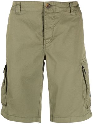 MC2 Saint Barth knee-length cotton cargo-shorts - Green
