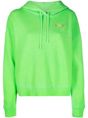 MC2 Saint Barth logo-embroidered hoodie - Green