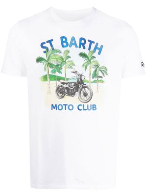 MC2 Saint Barth logo graphic print T-shirt - White