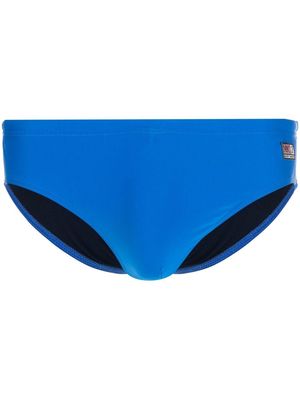 MC2 Saint Barth logo-patch swimming trunks - Blue