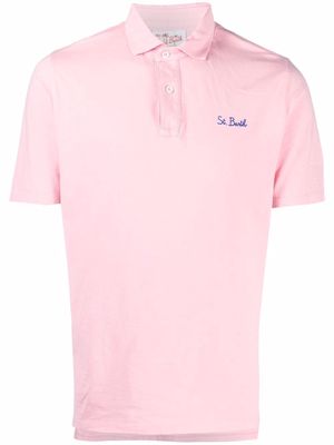 MC2 Saint Barth logo short-sleeve polo shirt - Pink