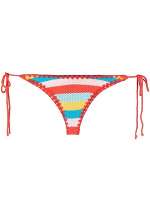 MC2 Saint Barth Mariella crochet bikini bottoms - Red