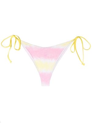 MC2 Saint Barth Mariella tie-dye bikini bottoms - Yellow