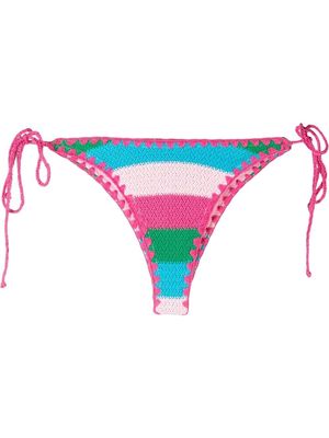 MC2 Saint Barth Marielle knitted bikini bottoms - Pink