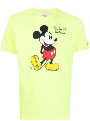 MC2 Saint Barth Mickey Mouse print T-shirt - Yellow