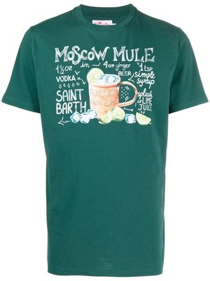 MC2 Saint Barth Moscow Mule Recipe graphic T-shirt - Green