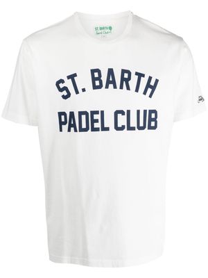 MC2 Saint Barth Padel Club cotton T-shirt - White