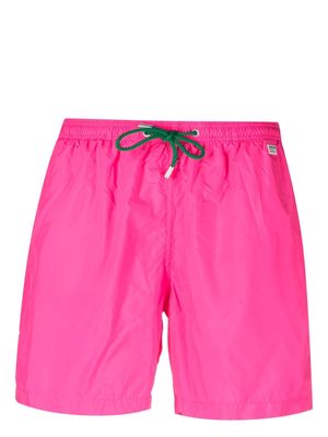 MC2 Saint Barth rear logo-patch swim shorts - Pink