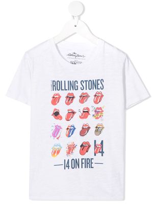 MC2 Saint Barth Rolling Stones print T-shirt - White