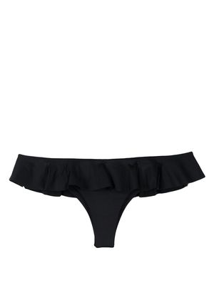 MC2 Saint Barth ruffled-detail bikini bottoms - Black