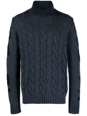MC2 Saint Barth Saint Moritz cable-knit jumper - Grey