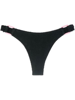 MC2 Saint Barth side-buckle bikini bottoms - Black