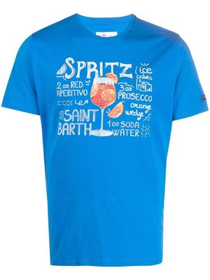 MC2 Saint Barth Spritz Recipe grapic T-shirt - Blue