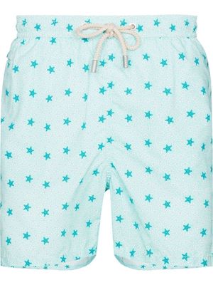 MC2 Saint Barth starfish print swim shorts - Blue