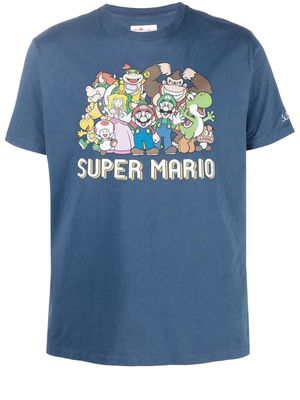 MC2 Saint Barth Super Mario graphic-print T-shirt - Blue