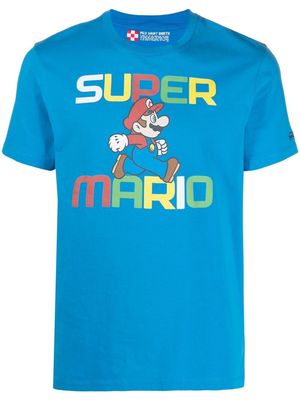 MC2 Saint Barth Super Mario print T-shirt - Blue