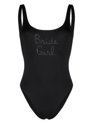 MC2 Saint Barth Team Bride crystal-embellished swimsuit - Black