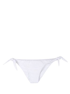 MC2 Saint Barth tie-fastened bikini bottoms - White