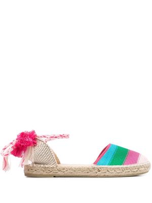 MC2 Saint Barth wrap-around espadrille sandals - Pink