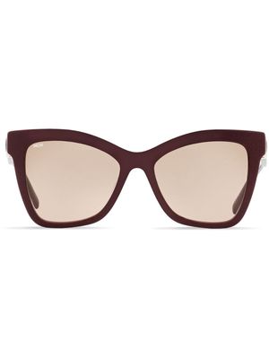 MCM 712S butterfly-frame tinted sunglasses - Red