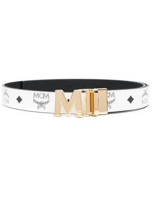 MCM Claus reversible belt - White