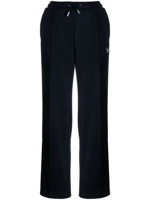 MCM Essential logo-embroidered track pants - Blue