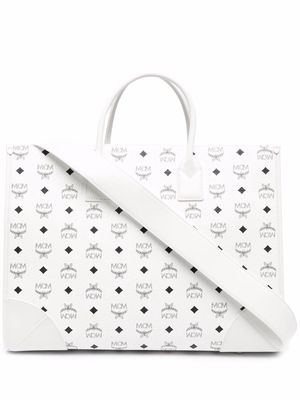 MCM extra large München tote bag - White