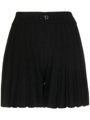 MCM fully-pleated knit shorts - Black