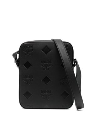 MCM Klassik leather crossbody bag - Black