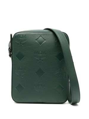 MCM Klassik leather crossbody bag - Green