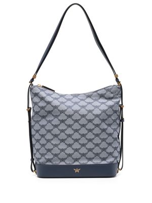 MCM large Himmel monogram shoulder bag - Blue