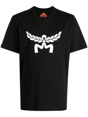 MCM Laurel logo-print organic cotton T-shirt - Black