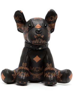 MCM maxi Monogram M Pup doll - Black