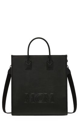 MCM Medium Klassik Leather Tote in Black